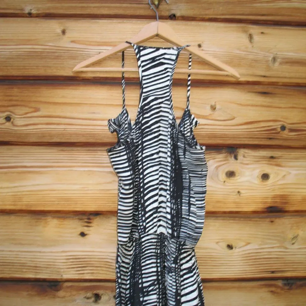 NWT Parker New York Coop Silk Print Maxi Dress